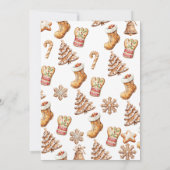 Invitation Gingerbread Man | Christmas Baby Shower (Dos)