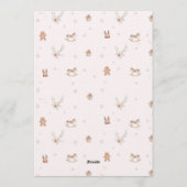 Invitation Gingerbread Winter Baby Shower (Dos)