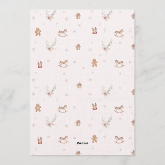 Invitation Gingerbread Winter Baby Shower (Dos)