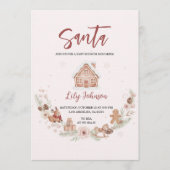 Invitation Gingerbread Winter Baby Shower (Devant)
