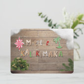 Invitation Gingerpain de style hawaïen Salutation (Debout devant)