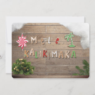 Invitation Gingerpain de style hawaïen Salutation