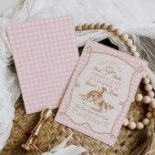 Invitation Gingham Ain't My First Rodeo