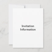 Invitation Gingham rouge (Dos)