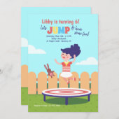 Invitation Gion Trampoline Invite (Devant / Derrière)