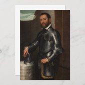 Invitation Giovanni Battista Moroni - Portrait de Mario Benve (Devant / Derrière)