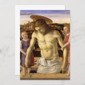 Invitation Giovanni Bellini - Dead Christ Supported by Two An (Devant / Derrière)