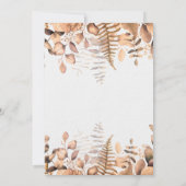 Invitation girafe baby shower eucalyptus jungle luxe (Dos)