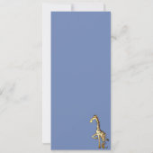 Invitation Girafe brillante (Dos)