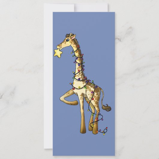 Invitation Girafe brillante (Devant)