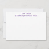 INVITATION GIRAFFE (Dos)