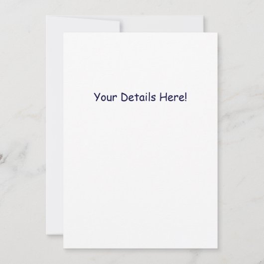 Invitation GIRAFFE (Dos)