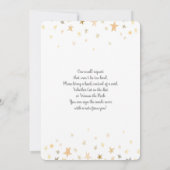 Invitation Giraffe Baby shower fille (Dos)