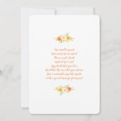 Invitation Giraffe Baby shower par mail girl (Dos)