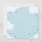 Invitation Giraffe beau plaisir Baby Boy Douche (Dos)