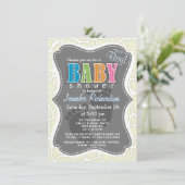 Invitation Giraffe d'Ivoire Poster de animal (Debout devant)