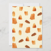 Invitation Giraffe Safari bébé fille douche (Dos)