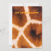 INVITATION GIRAFFES (Devant)