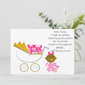 Invitation Girl_Baby Carriage (1) Invitation- Cadeaux (Debout devant)