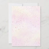 Invitation Girl Elephant Covid Baby shower Par Courrier (Dos)