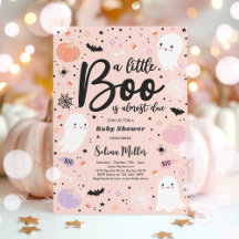 Girl Ghost Little Boo est due Baby shower d'Hallow
