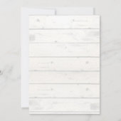 Invitation Girl Giraffe Baby shower par courrier (Dos)