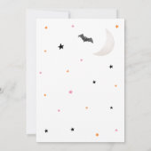 Invitation Girl Little Boo est un Baby shower presque dû (Dos)