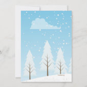 Invitation Girl on Skis (Dos)