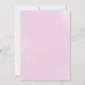 Invitation Girl Pink Bow 2e anniversaire (Dos)