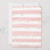 Invitation Girl Wild One Jungle Safari Blush Floral Anniversa (Dos)