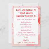 Invitation Girl's Birthday Party  | Adorable Squirrel   (Dos)
