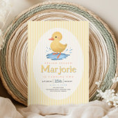 Invitation Girls Duckling Puddle Summer Birthday