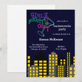 Invitation Girls night (Devant / Derrière)