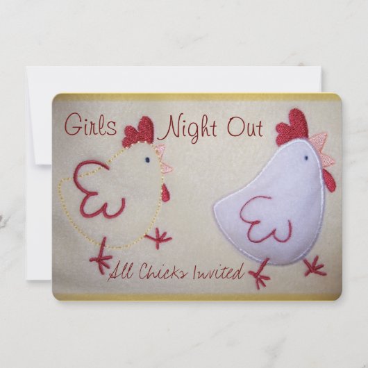 Invitation Girls Night Out (Devant)