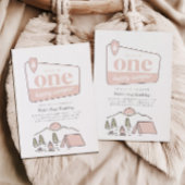 Invitation Girl's One Happy Camper Park Explorer 1er annivers