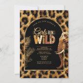 Invitation Girls Run Wild Safari Bachelorette ID1148 (Devant)
