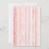 Invitation Girly Blush Pink Stripes White Dots Bridal Shower (Dos)
