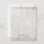 Invitation Girly de Fête de la mariée de fille (Dos)