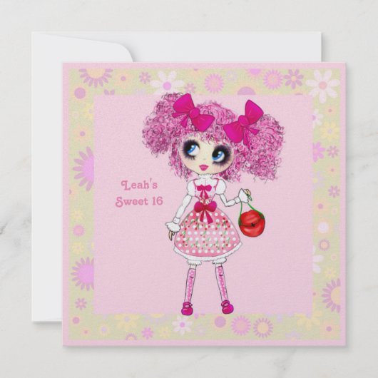 Invitation Girly Gifts Harajuku Style fille (Devant)