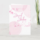 Invitation Girly Sweet 16 Rose White Paris Anniversaire (Dos)