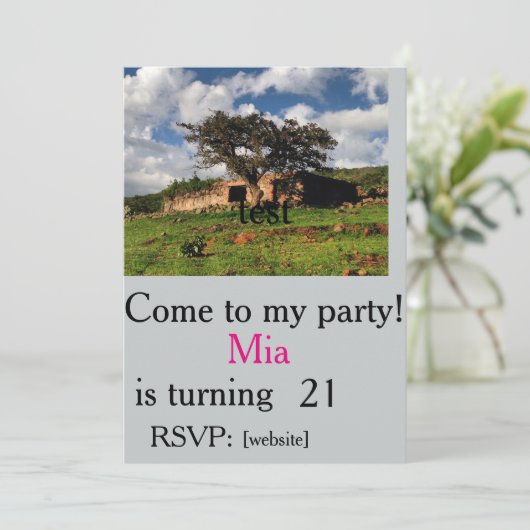 Invitation gisements de modèle d'invitation de chacharas (Debout devant)
