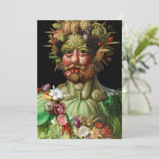 Invitation Giuseppe Arcimboldo - Vertumnus (Debout devant)