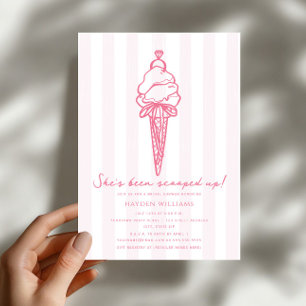 Invitation Glace à la cuillère Mariage Fiançailles
