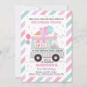 Invitation Glace Anniversaire Promenade De Fête Par Anniversa (Devant)