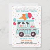 Invitation Glace Anniversaire Promenade De Fête Par Anniversa (Devant)