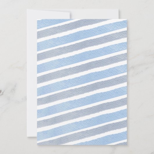 Invitation Glace Bleue Deux Scoops De Fun Second Anniversaire (Dos)