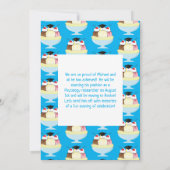 Invitation Glace Cream Social Sundae Graduation Party all Blu (Dos)