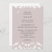 Invitation Glacer sur le gâteau 5x7 (Devant / Derrière)