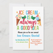 Invitation Glacial Social  (Devant)