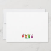 Invitation Glacière d'été (Dos)